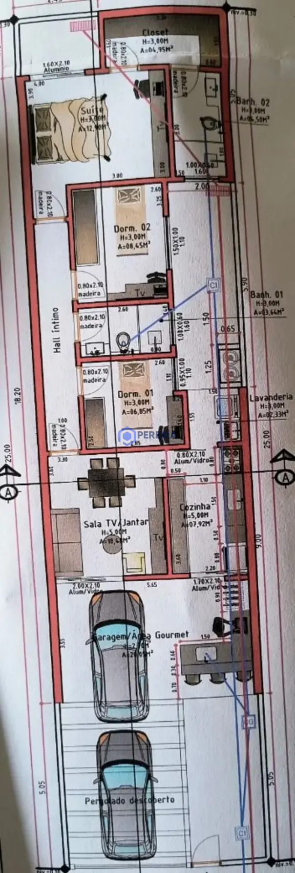 Casa com 3 dormitórios à venda, 107 m² por R$ 370.000,00 - Belas Águas - Votuporanga/SP - Foto 2